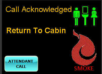 Cabin Management System display panel